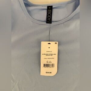 Cotton On Body Light Blue Long Sleeve Top